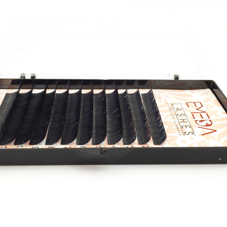 Free Samples Acceptable for High-quality Korea PBT Fiber Eyelash Extensions with Private Box YY137